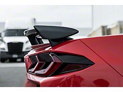 Z51 Facelifted Style Rear Spoiler; Carbon Flash Metallic (20-26 Corvette C8 Stingray)