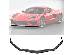 Z51 Style Chin Spoiler; Textured Black (20-24 Corvette C8)