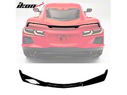 Z51 Style Rear Spoiler; Gloss Black (20-25 Corvette C8 Stingray)