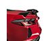 Z51 Style Rear Spoiler; Gloss Forged Carbon Fiber (20-24 Corvette C8, Excluding Z06)