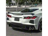 Z51 Style Wickerbill Rear Trunk Spoiler; Unpainted (20-25 Corvette C8)