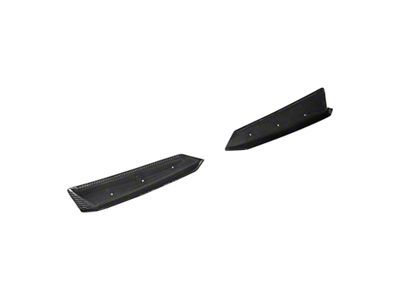 Z51 Style Rear Wing Add-On Wicker Extension; Carbon Fiber (20-25 Corvette C8 w/ Z51 Spoiler)