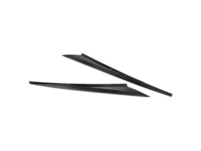 Z51 Style Side Skirts; Carbon Fiber (20-25 Corvette C8)