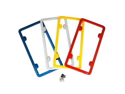 Zagato ABS License Plate Frame; Hydro-Dipped Carbon Fiber (Universal; Some Adaptation May Be Required)