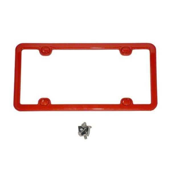 Altec Corvette Zagato ABS License Plate Frame; Victory Red 901-P