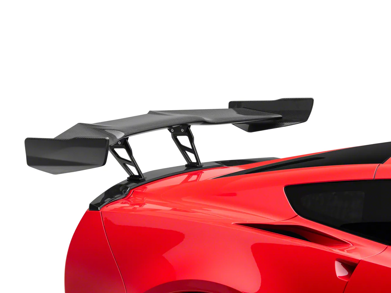 Corvette ZR1 Conversion Package High Rear Spoiler; Carbon
