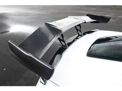 ZR1 Conversion Package High Rear Spoiler; Carbon Fiber (14-19 Corvette C7 Grand Sport, Z06)