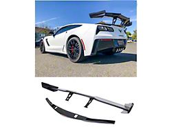 ZR1 ZTK Conversion Package High Rear Spoiler; Carbon Flash Metallic (14-19 Corvette C7 Stingray)