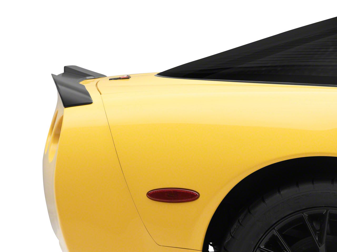 Corvette ZR1 Extended Rear Spoiler; Primer Black (9704 Corvette C5