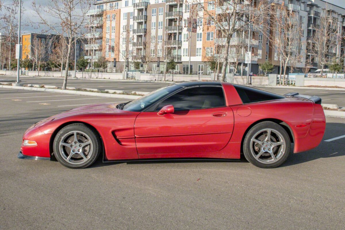 Corvette ZR1 Side Skirt Rocker Panels; Unpainted (97-04