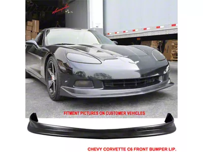 ZR1 Style Chin Spoiler; Unpainted (05-13 Corvette C6 Base)