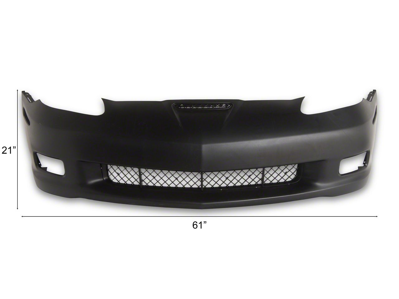Corvette ZR1 Style Front Bumper Kit; Unpainted (05-13 Corvette C6