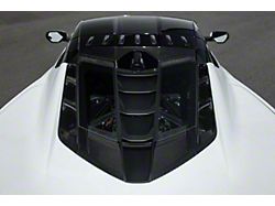 ZR1 Style Rear Window Louver; Matte Black (20-26 Corvette C8 Coupe)
