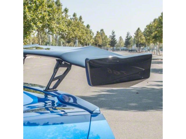 Corvette ZR1 Style Rear Wing Side Winglets; Carbon Flash Metallic (14 ...