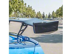 ZR1 Style Rear Wing Side Winglets; Carbon Flash Metallic (14-19 Corvette C7 w/ ZR1 Conversion Package High Rear Spoiler)