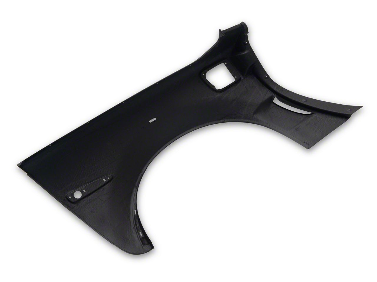 05-13 Corvette C6 ZR1 Style Matte Black Rear Side Wide Body Fender Pair w/ Vent