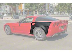 ZR1 Widebody Conversion Rear Fenders; Unpainted (05-13 Corvette C6, Excluding ZR1)