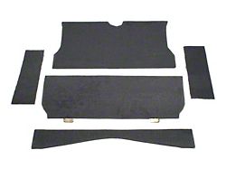 SpeedForm Rear Seat Delete Kit; Gray (79-93 Mustang Coupe)