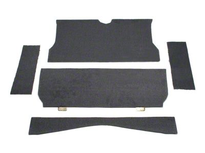 SpeedForm Rear Seat Delete Kit; Gray (79-93 Mustang Coupe)