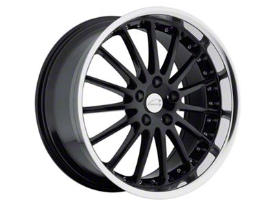 Coventry Wheels Whitley Gloss Black with Mirror Cut Lip Wheel; 19x8.5 (21-24 Mustang Mach-E)