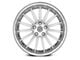 Coventry Wheels Whitley Hyper Silver with Mirror Cut Lip Wheel; Rear Only; 20x10 (21-24 Mustang Mach-E)