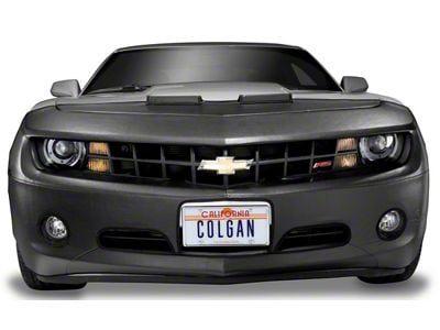Covercraft Colgan Custom Original Front End Bra with License Plate Opening; Black Crush (16-18 Camaro SS)