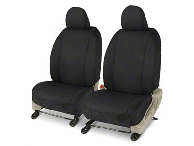 Covercraft Precision Fit Seat Covers Endura Custom Front Row Seat Covers; Black (10-15 Camaro)
