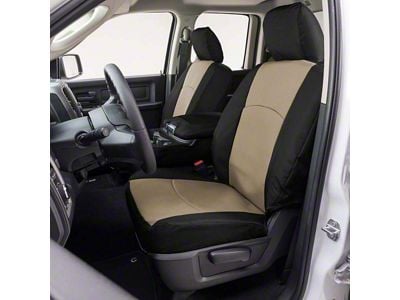 Covercraft Precision Fit Seat Covers Endura Custom Front Row Seat Covers; Tan/Black (93-02 Camaro)