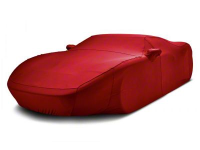 Covercraft Custom Car Covers Form-Fit Car Cover; Bright Red (17-24 Camaro ZL1 Convertible w/ 1LE Wing)