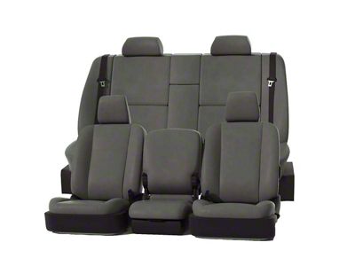 Covercraft Precision Fit Seat Covers Leatherette Custom Front Row Seat Covers; Stone (93-02 Camaro)