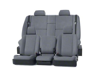 Covercraft Precision Fit Seat Covers Leatherette Custom Second Row Seat Cover; Medium Gray (94-02 Camaro)