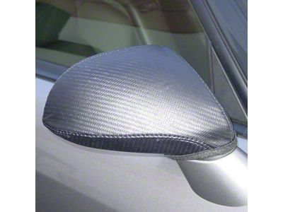 Covercraft Colgan Custom Mirror Bra; Carbon Fiber (93-02 Camaro)