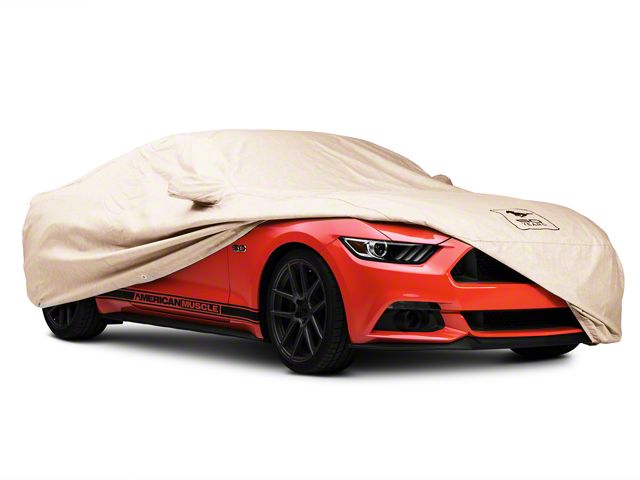Covercraft Deluxe Custom Fit Car Cover; 50th Anniversary Logo (15-22 Mustang Fastback)