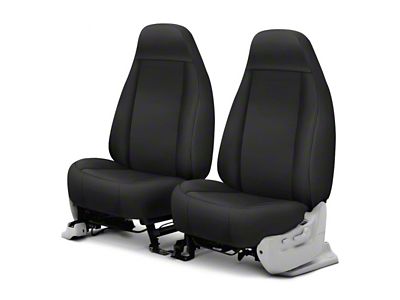 Covercraft Precision Fit Seat Covers Endura Custom Front Row Seat Covers; Black (11-14 Challenger R/T; 12-14 Challenger SXT)