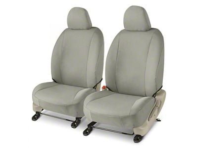 Covercraft Precision Fit Seat Covers Endura Custom Front Row Seat Covers; Silver (15-23 Challenger)