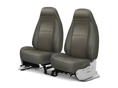Covercraft Precision Fit Seat Covers Leatherette Custom Front Row Seat Covers; Stone (11-14 Challenger R/T; 12-14 Challenger SXT)