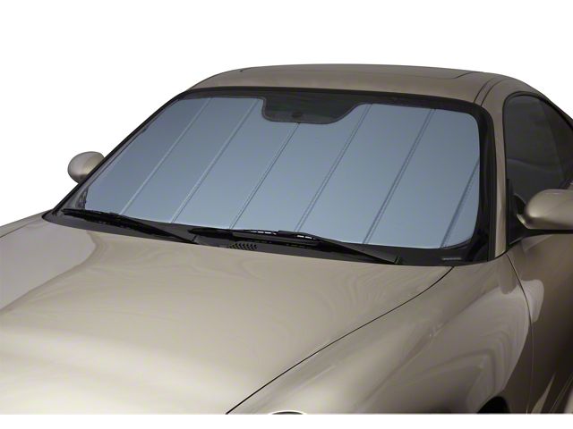 Covercraft UVS100 Heat Shield Custom Sunscreen; Blue Metallic (15-23 Challenger)