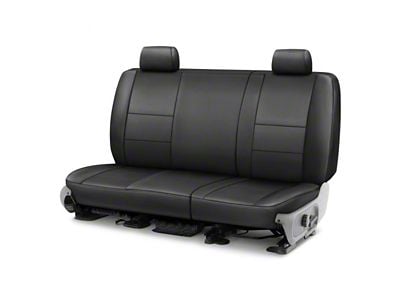 Covercraft Precision Fit Seat Covers Leatherette Custom Second Row Seat Cover; Black (06-10 Charger)