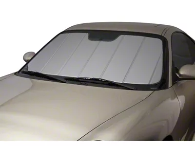 Covercraft UVS100 Heat Shield Custom Sunscreen; Silver (11-23 Charger w/o Mirror Camera)