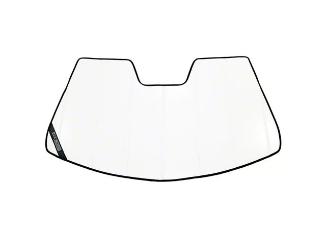 Covercraft UVS100 Heat Shield Premier Series Custom Sunscreen; White (11-23 Charger w/ Mirror Camera)