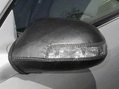 Covercraft Colgan Custom Mirror Bra; Black Crush (07-09 Mustang GT500)