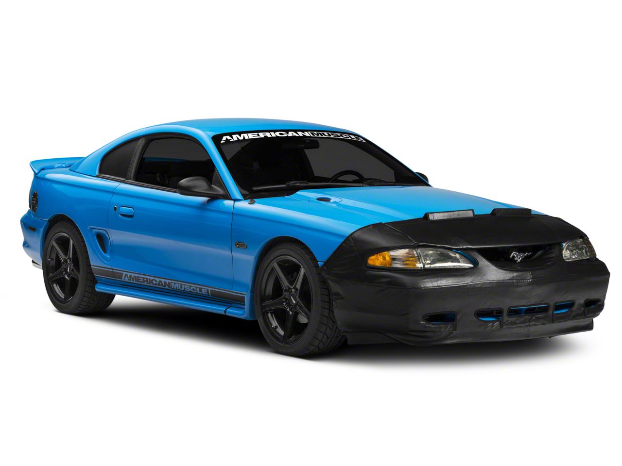 Covercraft Colgan Custom Mustang Original Front End Bra; Black Crush 398722  (94-98 Mustang GT, V6) - Free Shipping