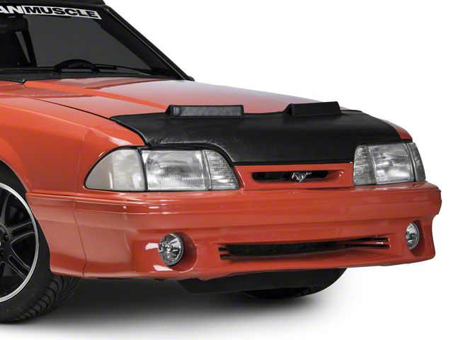 Covercraft Colgan Custom Sport Bra; Black Crush (87-93 Mustang GT, LX)