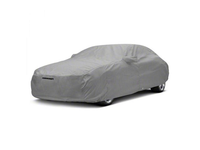 Covercraft Custom Car Covers 5-Layer Softback All Climate Car Cover; Gray (06-13 Corvette C6 Coupe, Excluding Base)