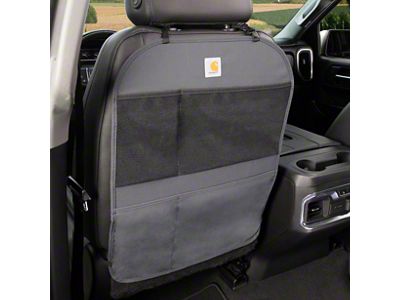 Covercraft Carhartt Seatback Organizer; Gravel Gray (Universal; Some Adaptation May Be Required)