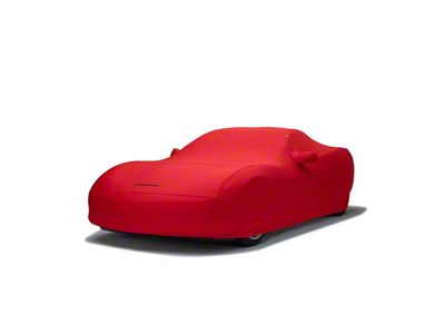 Covercraft Custom Car Covers Form-Fit Car Cover; Bright Red (2023 Corvette Z06 w/ Z07 Performance Package)