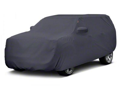 Covercraft Custom Car Covers Form-Fit Car Cover; Charcoal Gray (20-24 Corvette C8 w/o Low Spoiler)