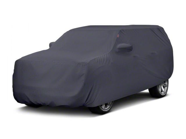Covercraft Custom Car Covers Form-Fit Car Cover; Charcoal Gray (20-24 Corvette C8 w/o Low Spoiler)