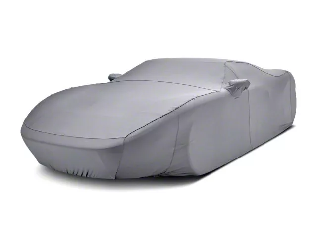 Covercraft Custom Car Covers Form-Fit Car Cover; Silver Gray (06-13 Corvette C6 Coupe, Excluding Base)