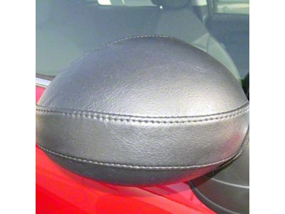 Covercraft Colgan Custom Mirror Bra; Black Crush (20-25 Corvette C8 Stingray)